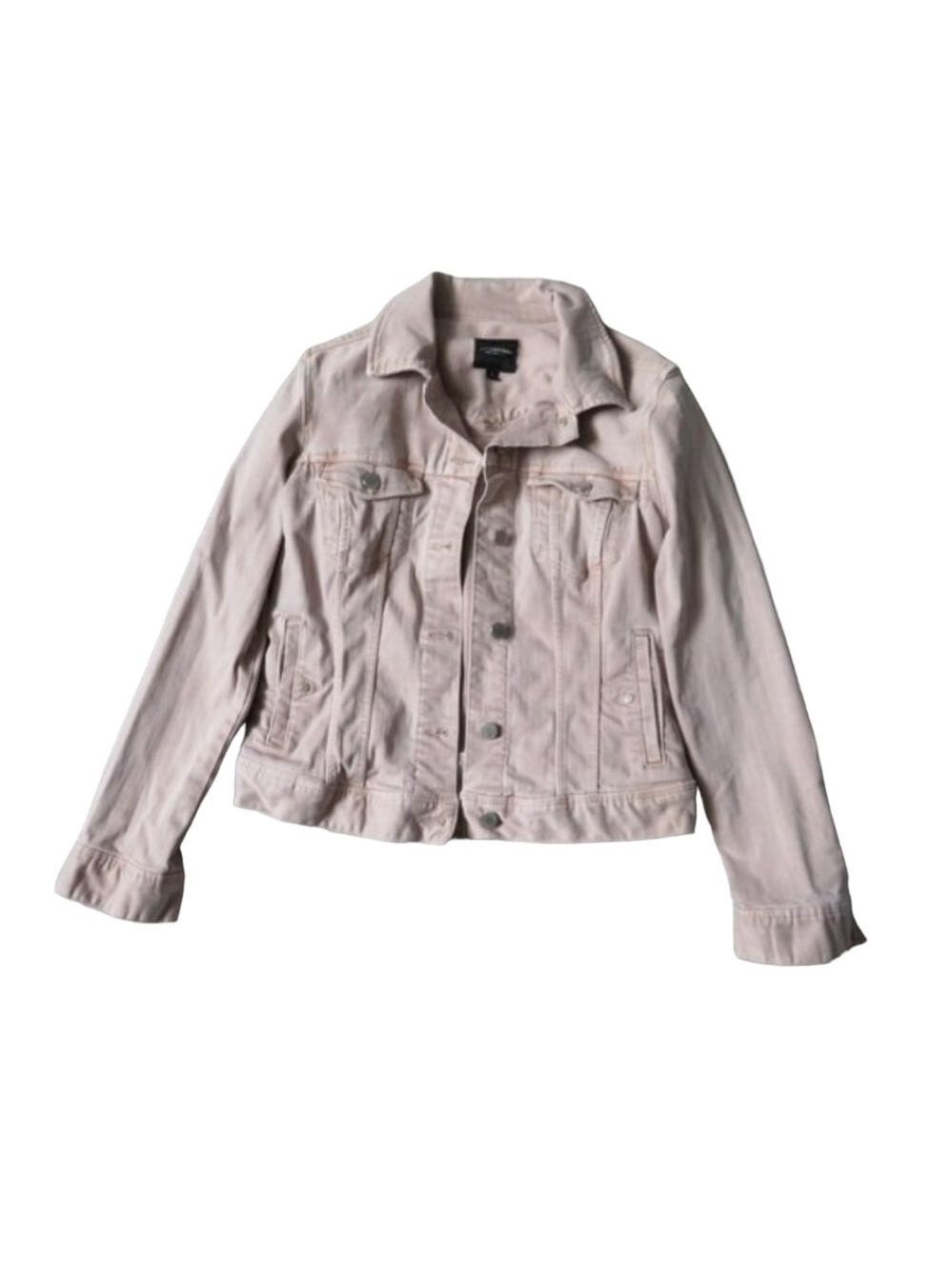 Liverpool Blush Temma Stretchy Blush Pink Denim Jean Jacket Womens Size S